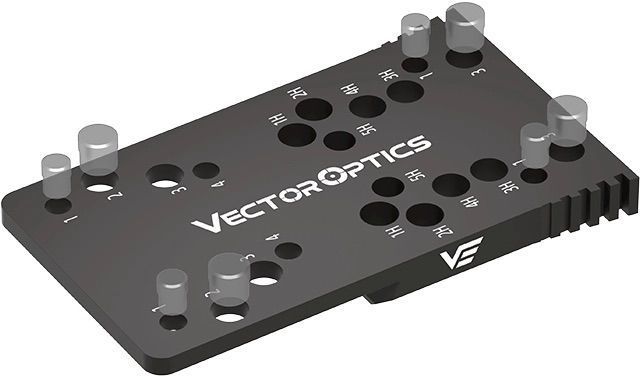 Універсальний адаптер Vector Optics на CZ Shadow 2/SP-01/P-10 C для коліматорів
